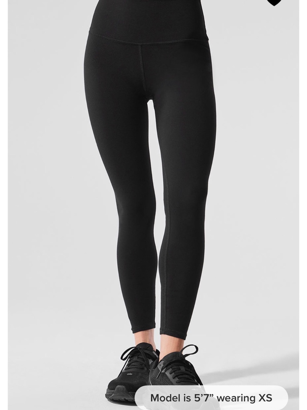 ALO Yoga AloSoft Black High-Rise Leggings Medium NWT